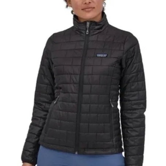 Patagonia Jackets & Blazers - Patagonia Nano Puff Jacket Womens XS Black Full Zip Quilted Puffer 84217